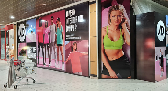 Vitrine JD sport